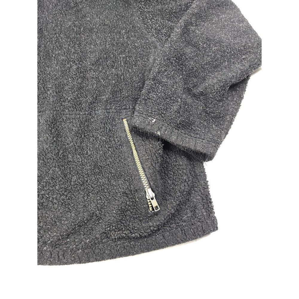 Vtg Bear Fleece Performance Men's Black Fleece Jacket L Full Zip USA Outdoor‎ - Picture 2 of 11